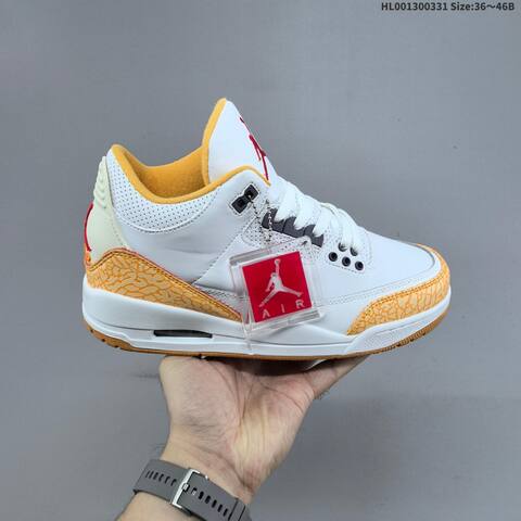Air Jordan 3 Retro Orange Citrus AIR JORDAN 3 Aj3 Lifestyle (BS-66381)
