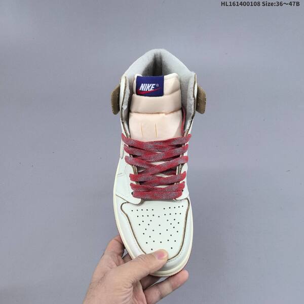 Nike Air Jordan 1 Retro High white/grey/red 36-47 basketball