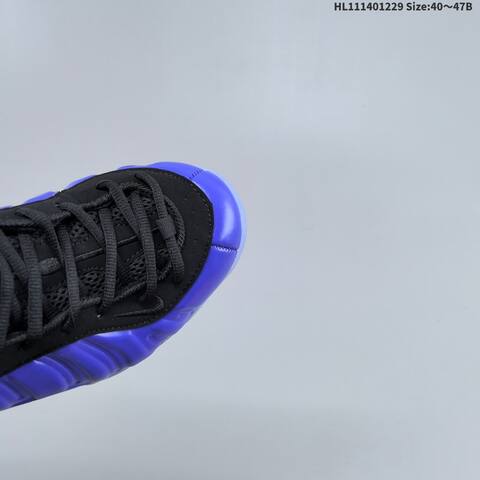 Nike Air Foamposite One Black Royal Blue Ice Blue EU 40-47 Basketball Shoe - Men's (BS-62337)