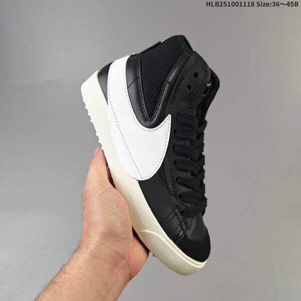Nike Blazer Mid 77 Jumbo black white red sail yellow EU 36-45 skate shoe