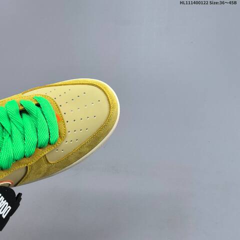 Nike Air Force 1 Low Tan Olive Green Orange Cream EU 36-45 Sneaker - Unisex (BS-61827)