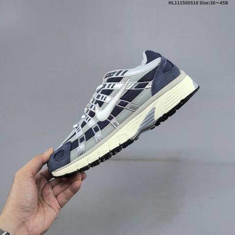 Nike P-6000 Navy Silver White Cream EU 36-45 Running Shoe - Unisex (BS-60279)