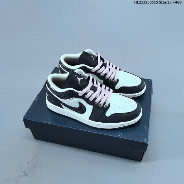 Jordan Air Jordan 1 Low white/gray-pink 36~46 lifestyle