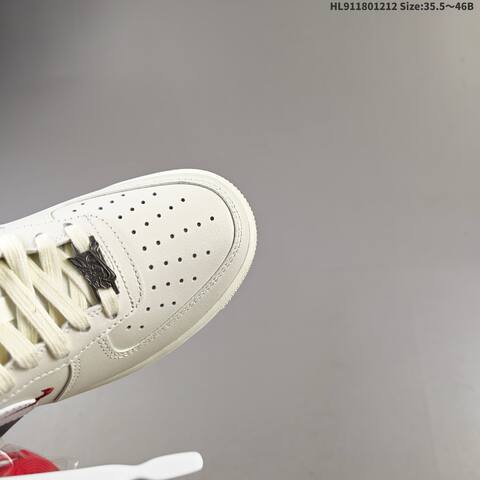 Nike Air Force 1 07 Low Off White Burgundy Red EU 35 5-46 Sneaker - Unisex (BS-62742)