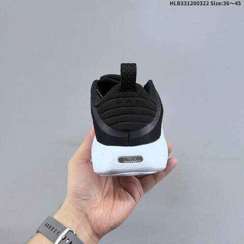 Nike Mind 002 Black White Silver EU 36-45 Running Shoe - Unisex (BS-61190)