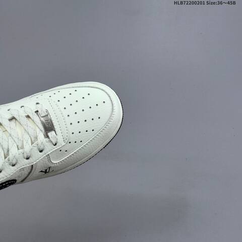 Nike Air Force 1 07 Low Off White Black Red EU 36-45 Sneaker - Unisex (BS-61589)