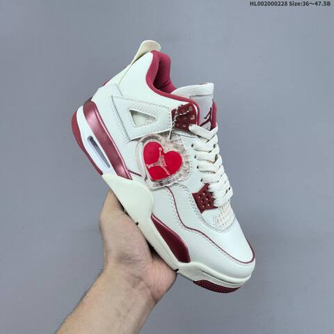 Air Jordan 4 Retro Sierra Red WMNS AIR JORDAN 4 Aj4 Lifestyle (BS-66662)