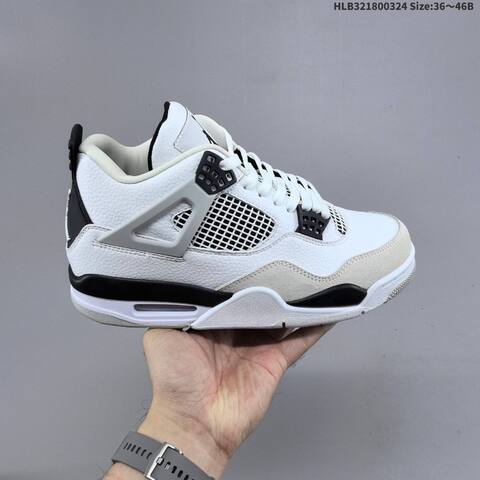 PU Air Nike Air Jordan 4 Retro OG Fire Red Lifestyle (BS-66446)