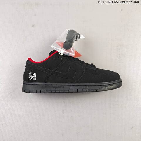 Nike SB Dunk Low Black Red EU 36-46 Skate Shoe - Unisex (BS-63240)