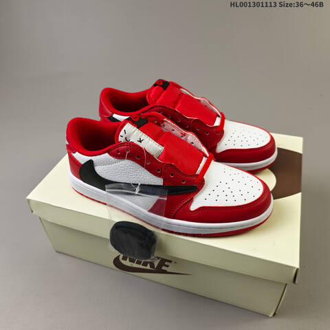 Travis Scott x Air Jordan 1 Low AIR JORDAN 1 Aj1 Lifestyle (BS-67827)