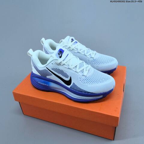 Nike Vomero 18 ReactX Air Zoom White Black Neon Green Orange EU 35 5-45 Running Shoe - Unisex (BS-61481)