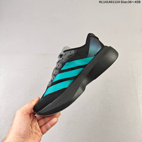Adidas Adizero Evo SL JS4488 Black Teal Grey EU 36-45 Running Shoe - Unisex (BS-65473)