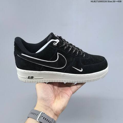 Nike Air Force 1 07 Low Dark Grey Light Grey Blue Beige EU 36-45 Sneaker - Unisex (BS-61116)