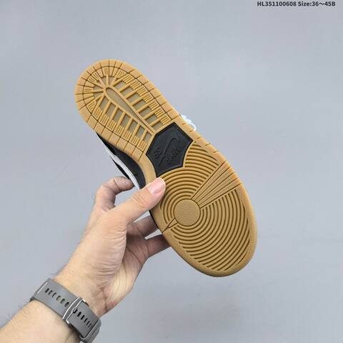 Nike Dunk SB Low Black White Gum EU 36-45 Skate Shoe - Unisex (BS-59948)