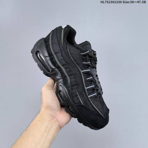 Nike Air Max 95 Black White Off White Grey EU 36-47 5 Sneaker - Unisex (BS-62330)