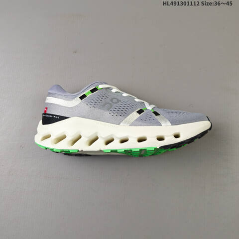 On Cloudsurfer 2 Grey White Neon Green EU 36-45 Running Shoe Running Sneakers - Unisex (BS-69823)