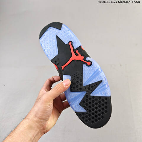 Air Jordan 6 Retro OG Black Infrared 3M AIR JORDAN 6 Aj6 Lifestyle (BS-67653)
