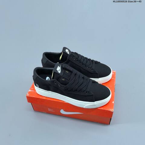 Nike Book Blazer Low Black Sail Yellow EU 36-45 Skate Shoe - Unisex (BS-60118)