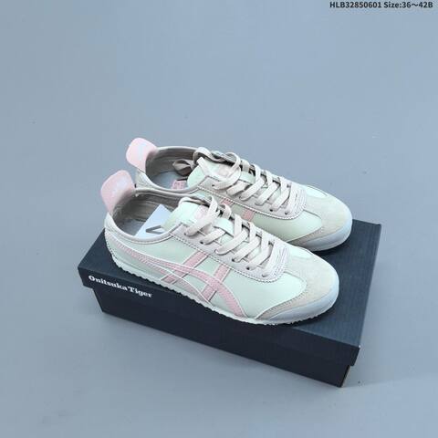 Onitsuka Tiger Mexico 66 Cream Light Pink Beige EU 36-42 Sneaker Casual Sneakers - Unisex (BS-68776)