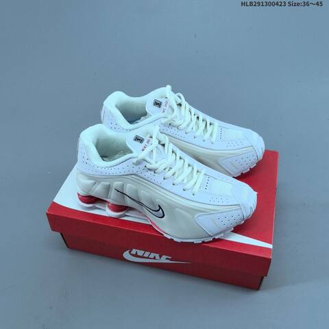Nike Shox R4 Pink Silver White EU 36-40 Running Shoe - Unisex (BS-60569)