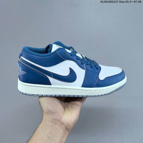 Air Jordan 1 Low Marina Blue AIR JORDAN 1 Aj1 Lifestyle (BS-66805)