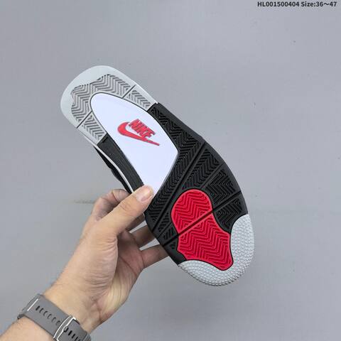 A Air Jordan 4 Retro AIR JORDAN 4 Aj4 Lifestyle (BS-66322)