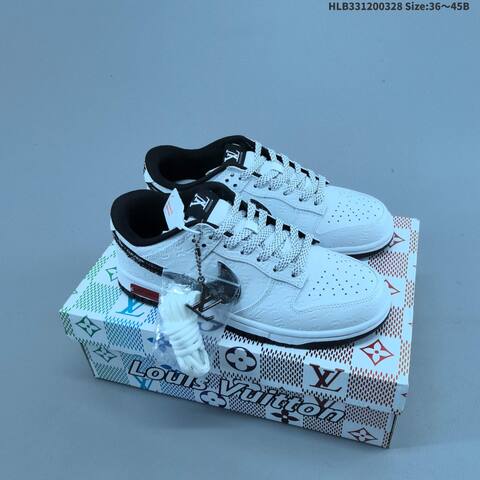 Nike Dunk SB Low Louis Vuitton Off White Red EU 36-45 Skate Shoe - Unisex (BS-61072)