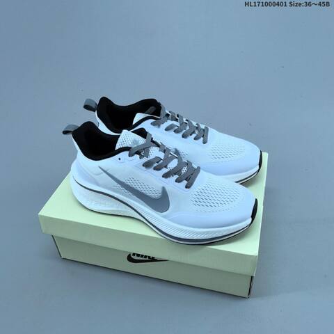 Nike DIY ZOOM AIR LJ7701-002 White Black Green EU 36-45 Running Shoe - Unisex (BS-60989)