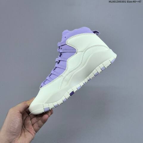Air Jordan 10 Hydrangeas AIR JORDAN 10 Aj10 Lifestyle (BS-66649)
