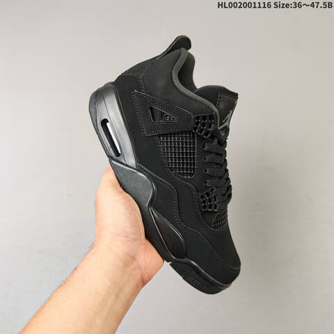 Air Jordan 4 Retro Black Cat AIR JORDAN 4 Aj4 Lifestyle (BS-67794)