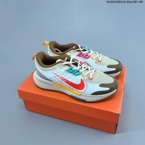Nike Juniper Trail 2 White Brown Red Multicolor EU 40-45 Trail Shoe - Men's (BS-61997)