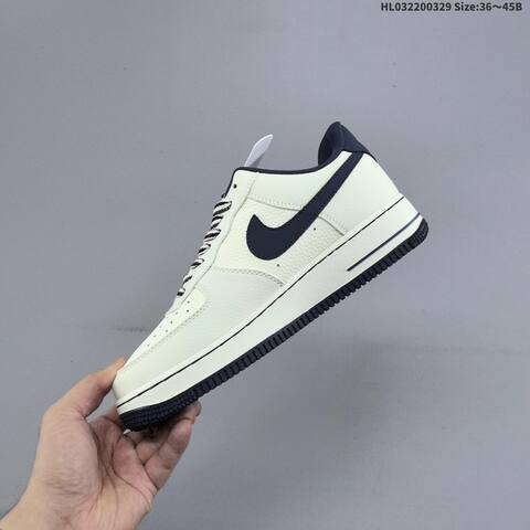 Nike Air Force 1 Low Off White Black Red Navy EU 36-45 Sneaker - Unisex (BS-61056)