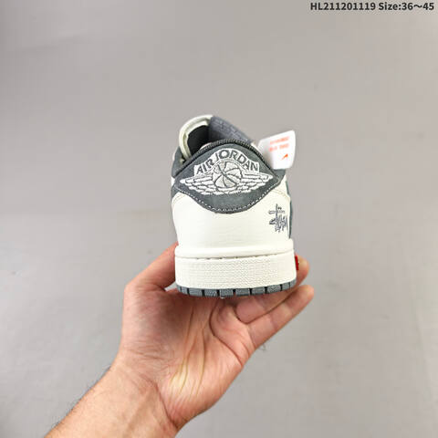AIR JORDAN Travis Scott x Air Jordan 1 Reverse Mocha AJ1 1 TS Lifestyle (BS-67773)