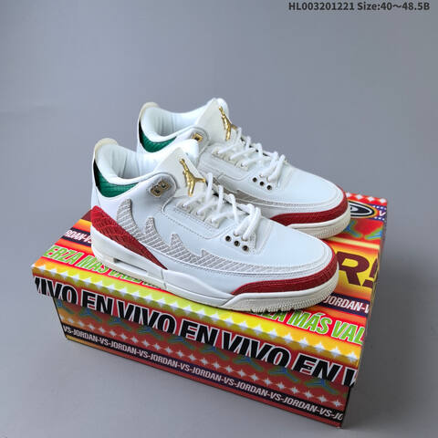 Air Jordan 3 Mexico El Vuelo AIR JORDAN 3 Aj3 Lifestyle (BS-67328)