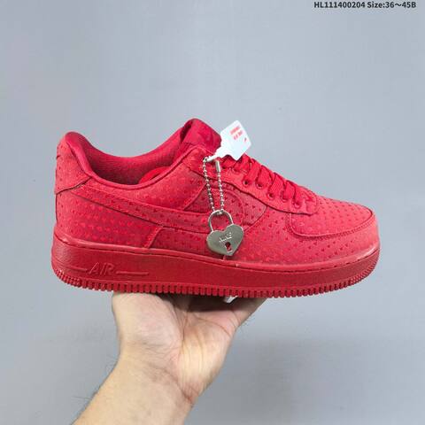 Nike Air Force 1 07 Red Pink EU 36-45 Sneaker - Unisex (BS-61540)