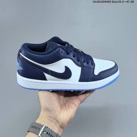 Air Jordan 1 Low Midnight Navy University Blue AIR JORDAN 1 Aj1 Lifestyle (BS-66279)