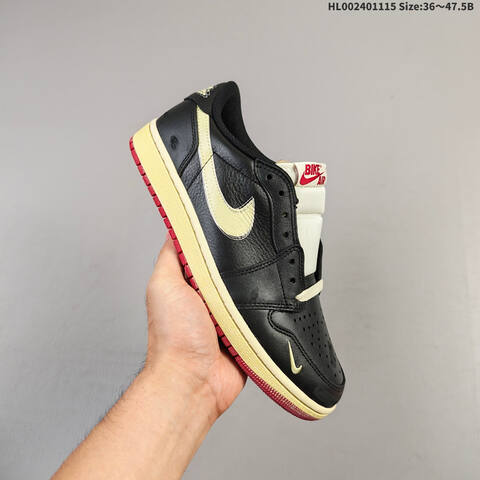 Nigel Sylvester x Air Jordan 1 Low OG Nitro Better With Time AIR JORDAN 1 Aj1 Lifestyle (BS-67805)