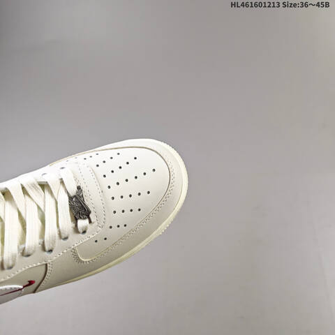 Nike Air Force 1 07 Low Off White Red Multicolor EU 36-45 Sneaker - Unisex (BS-62711)