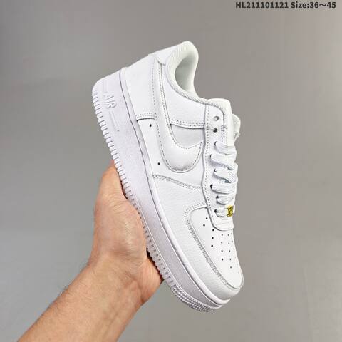 Nike Air Force 1 07 White Gum Brown Tan Black EU 36-45 Sneaker - Unisex (BS-63339)