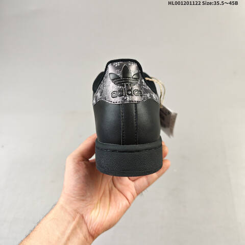 Adidas Superstar 2 Black Grey EU 35 5-45 Skate Shoe - Unisex (BS-65526)