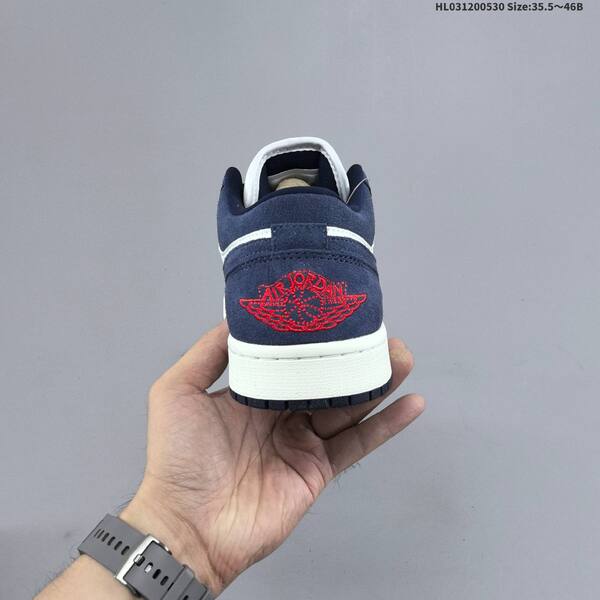 Jordan Air Jordan 1 Low Obsidian Suede navy/white 35.5~46B lifestyle