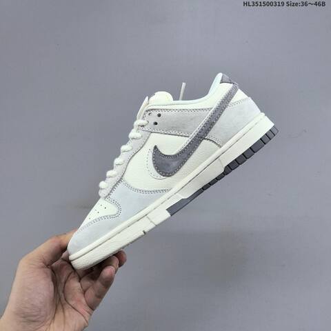 Nike SB Dunk Low The North Face Off White Light Grey Dark Grey Red EU 36-46 Skate Shoe - Unisex (BS-61251)