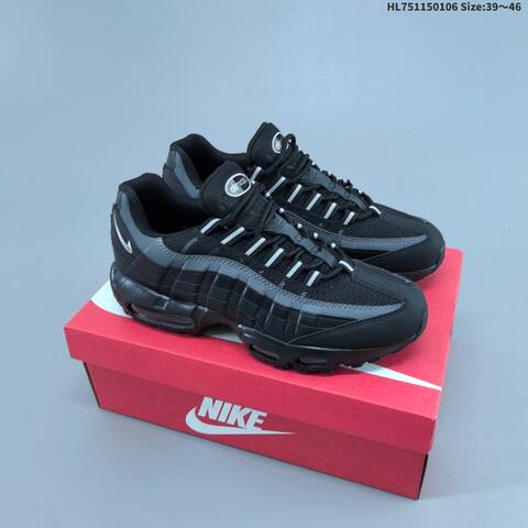 Nike Air Max 95 Dark Grey Black Orange Yellow EU 39-46 Running Shoe - Unisex (BS-62179)