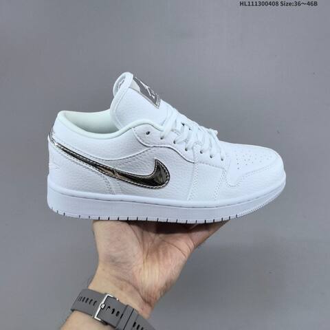 Air Jordan 1 Low Metallic Gold AIR JORDAN 1 Aj1 Lifestyle (BS-66286)