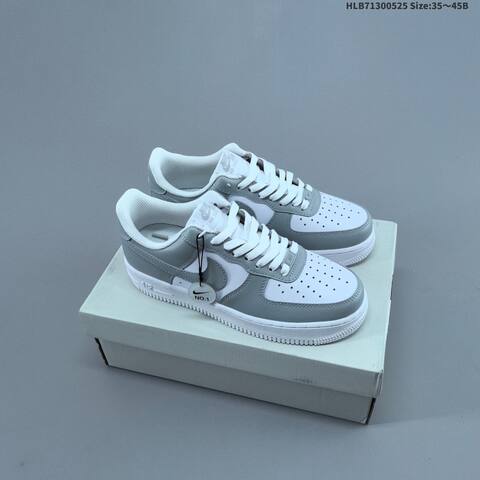 Nike Air Force 1 07 FB1839-111 White Beige Blue Gum EU 35-45 Skate Shoe - Unisex (BS-60145)