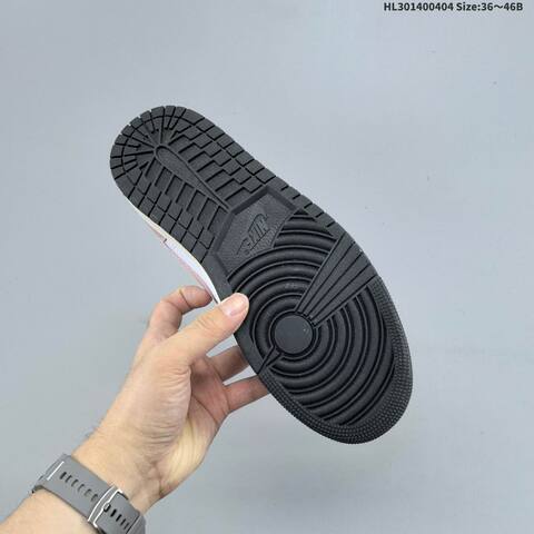 Air Jordan 1 Low Lron Grey AIR JORDAN 1 Aj1 Lifestyle (BS-66316)