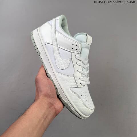 Nike Dunk SB Low White Light Grey EU 36-45 Skate Shoe - Unisex (BS-62669)