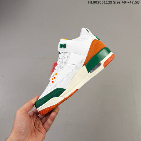 Solefly x Air Jordan 3 Retro AIR JORDAN 3 Aj3 3 Solefly Jordan B Lifestyle (BS-67617)