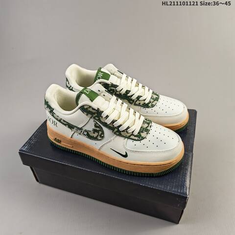 Nike Air Force 1 07 Black White Pink Light Grey Dark Grey EU 36 45 Skate Shoe EU 36-45 - Unisex (BS-63342)