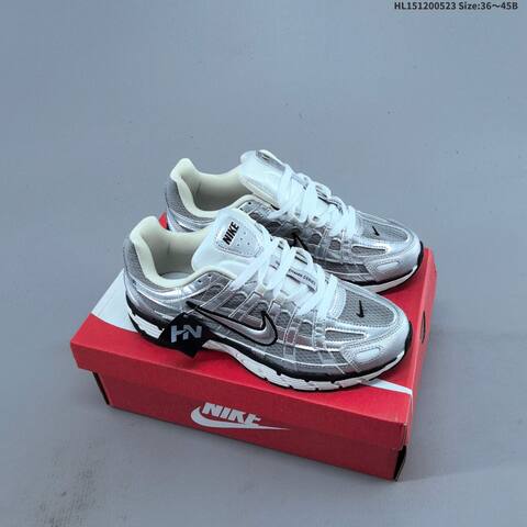 Nike P-6000 Grey Silver White Mint Cream EU 36-45 Running Shoe - Unisex (BS-60197)